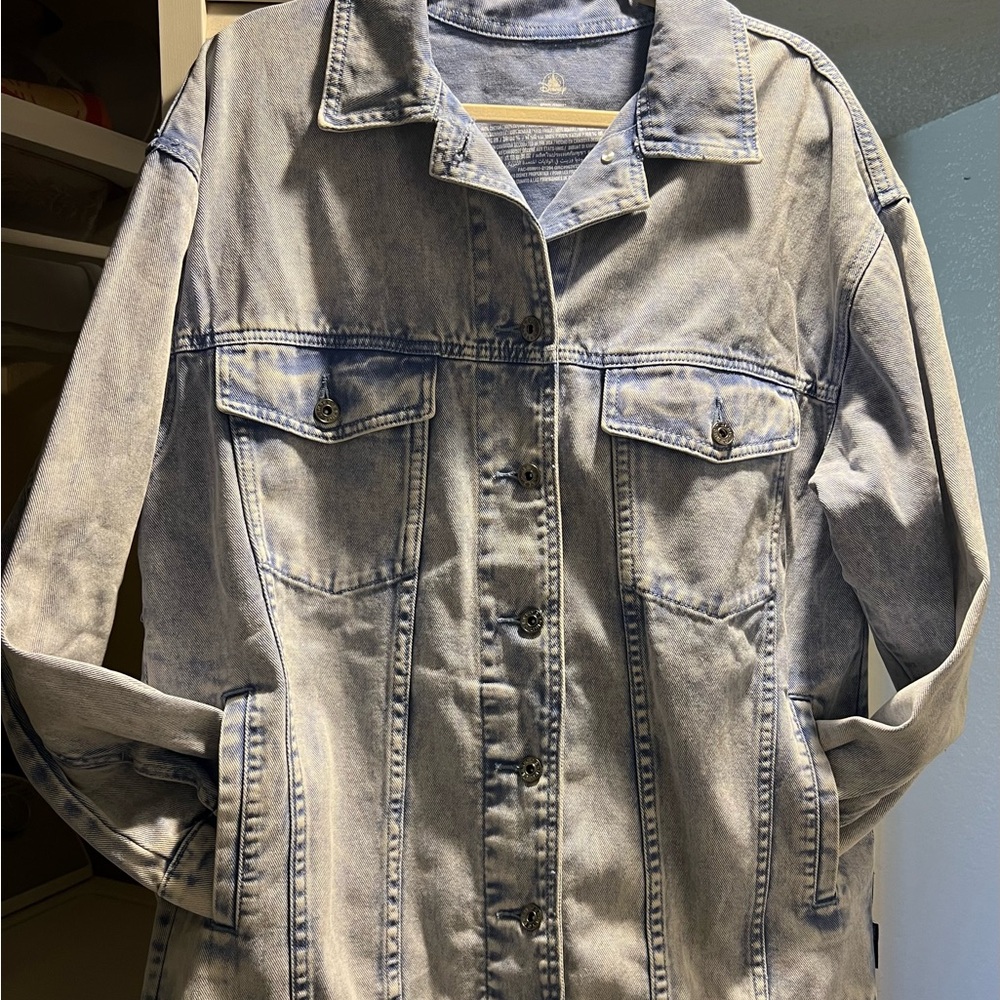 Disney parks Pocahontas Denim Jean jacket style Spirt jersey - Picture 5 of 10